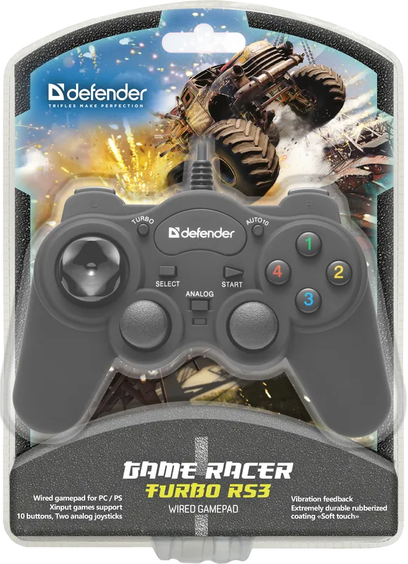 Defender - Kabelgebundenes Gamepad Game Racer Turbo RS3