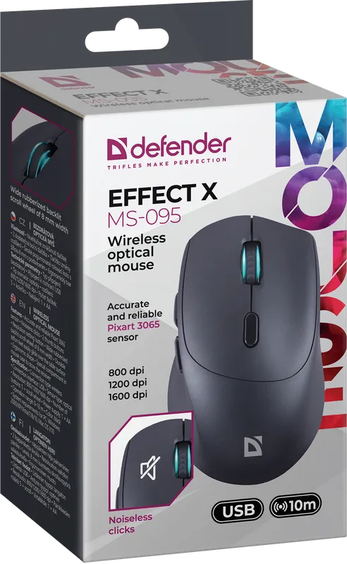 Defender - Drahtlose optische Maus Effect X  MS-095
