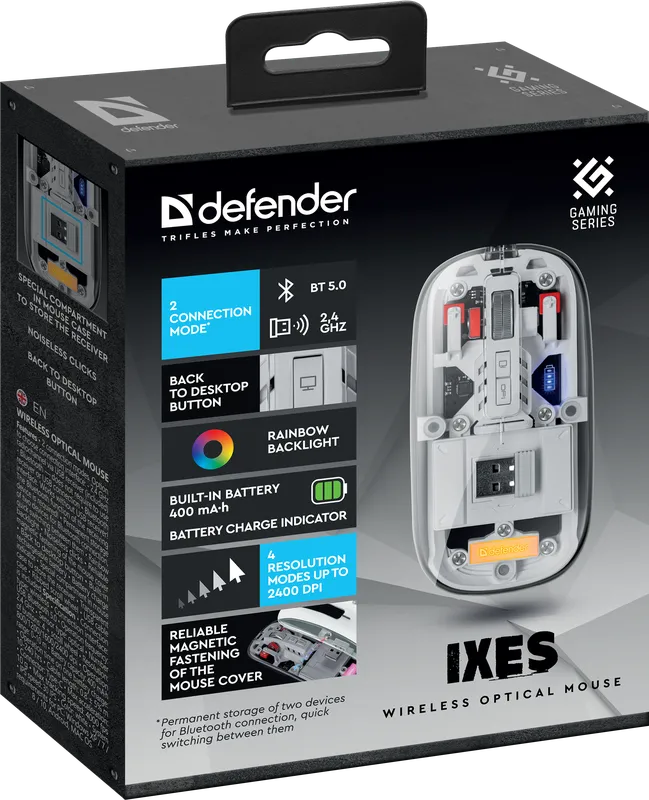 Defender - Drahtlose optische Maus Ixes MM-999