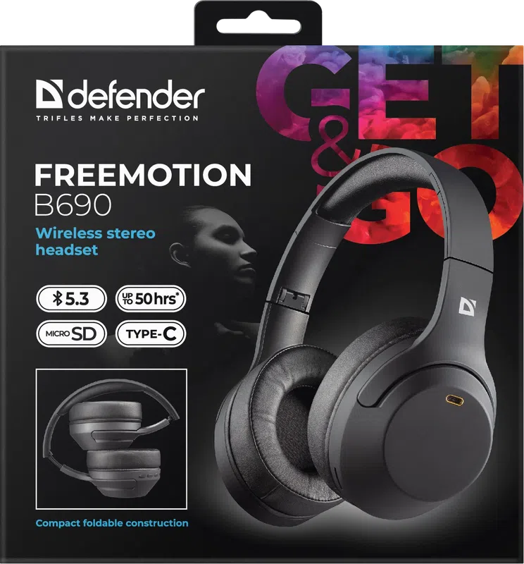 Defender - Kabelloses Stereo-Headset FreeMotion B690