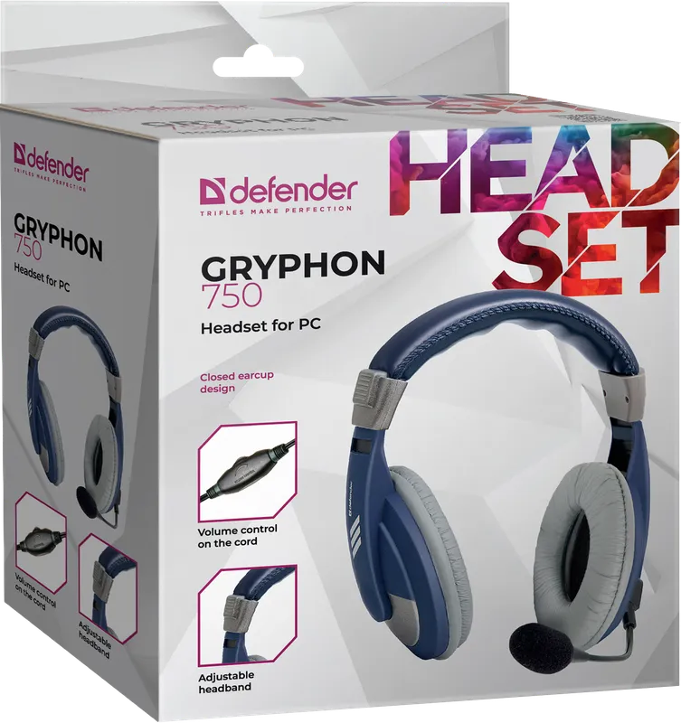 Defender - Headset für PC Gryphon 750