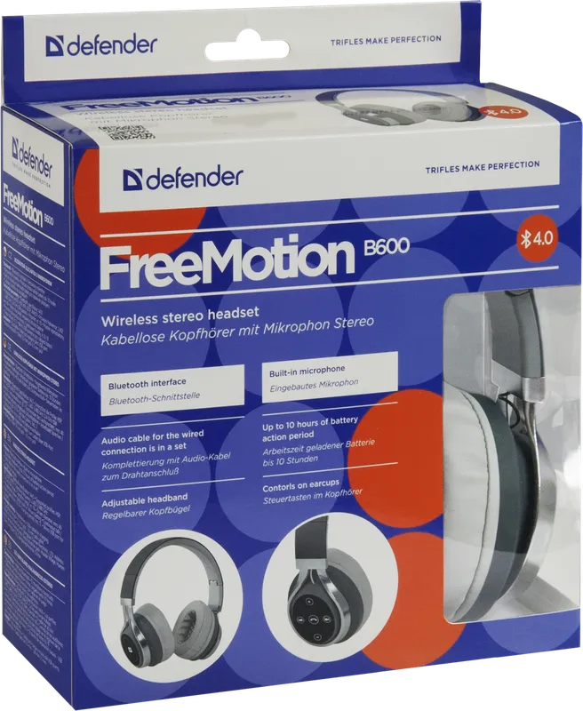 Defender - Kabelloses Stereo-Headset FreeMotion B600