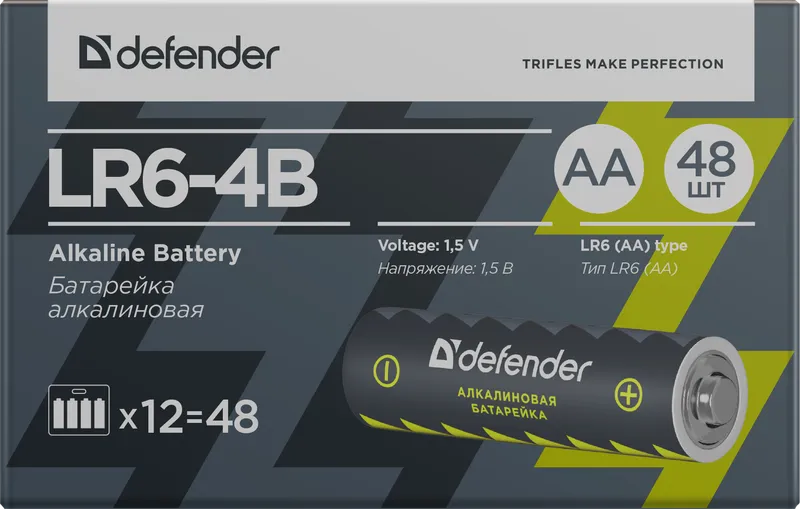 Defender - Alkaline Batterie LR6-4B