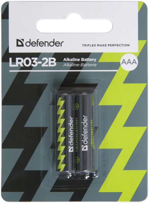 Defender - Alkaline Batterie LR03-2B