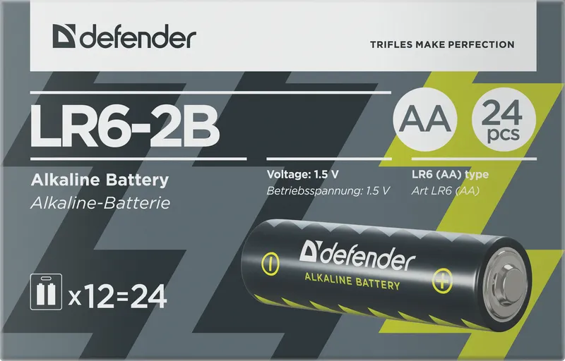 Defender - Alkaline Batterie LR6-2B