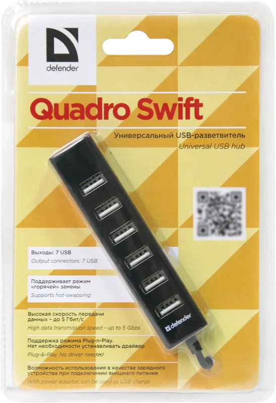 Defender - Universeller USB-Hub Quadro SWIFT