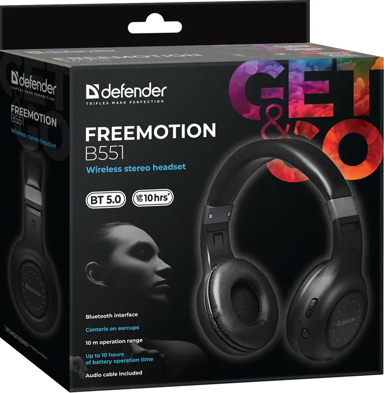 Defender - Kabelloses Stereo-Headset FreeMotion B551