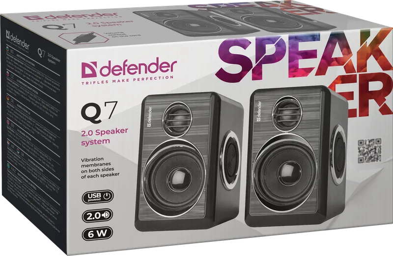 Defender - 2.0-Lautsprechersystem Q7