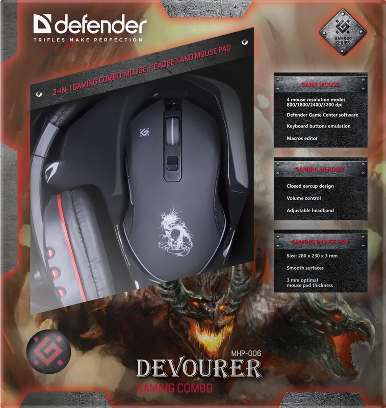 Defender - Gaming-Kombination Devourer MHP-006