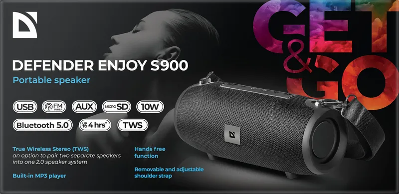 Defender - Tragbarer Lautsprecher Enjoy S900