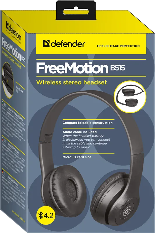 Defender - Kabelloses Stereo-Headset FreeMotion B515