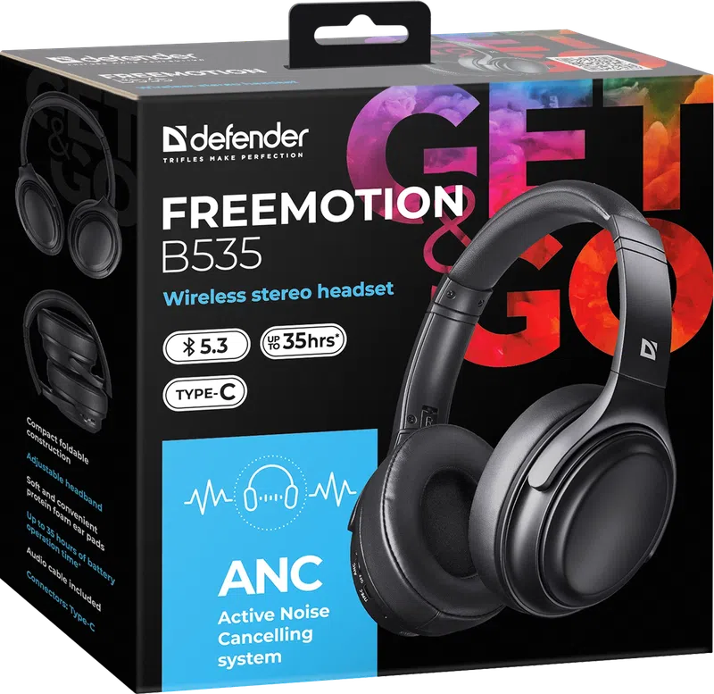 Defender - Kabelloses Stereo-Headset FreeMotion B535