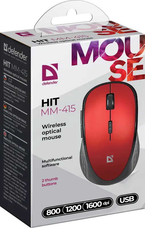 Defender - Drahtlose optische Maus Hit MM-415