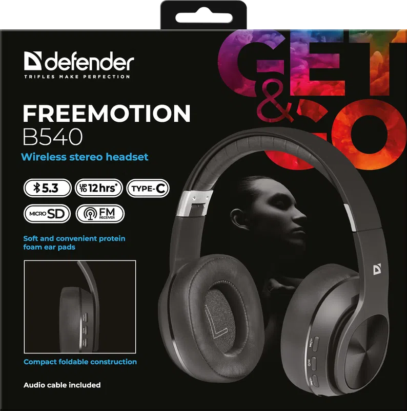 Defender - Kabelloses Stereo-Headset FreeMotion B540