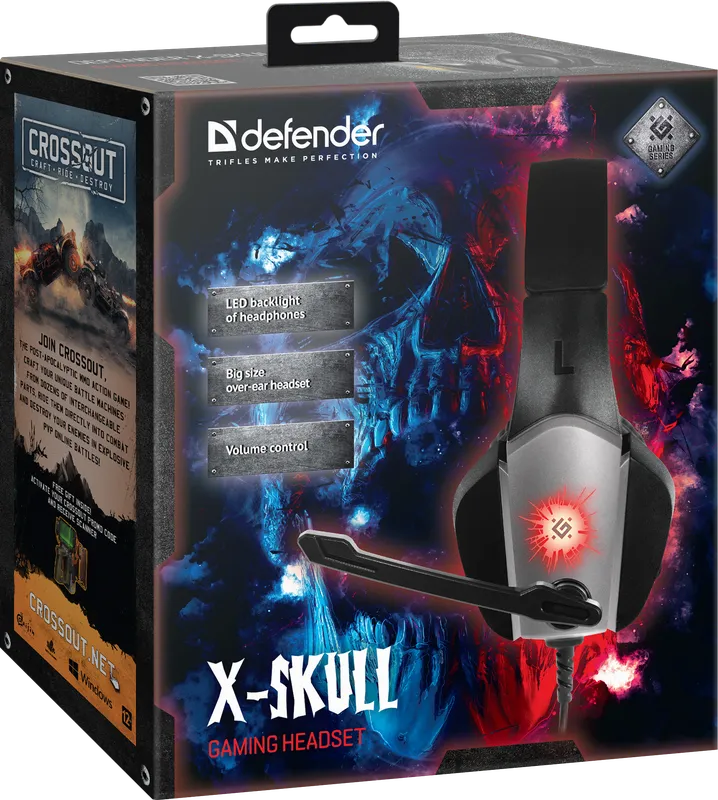 Defender - Gaming-Headset X-Skull