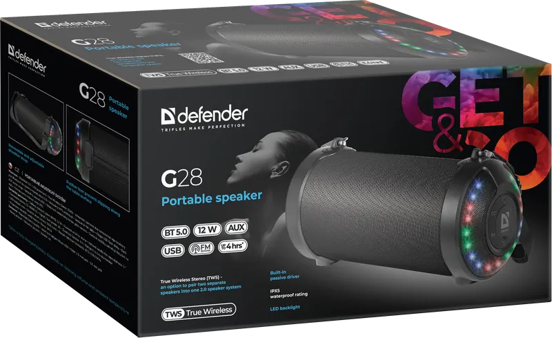 Defender - Tragbarer Lautsprecher G28