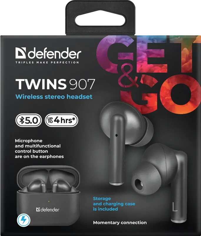 Defender - Kabelloses Stereo-Headset Twins 907