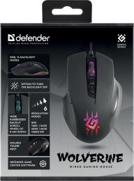 Defender - Kabelgebundene Gaming-Maus Wolverine GM-700L