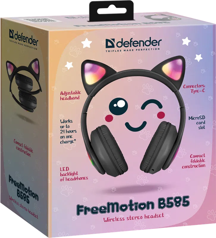 Defender - Kabelloses Stereo-Headset FreeMotion B585