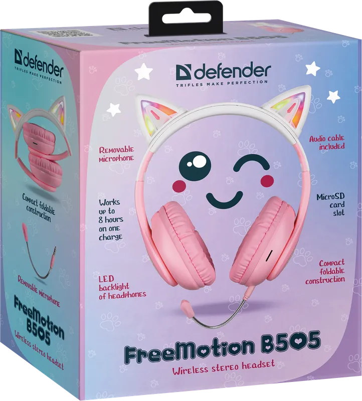 Defender - Kabelloses Stereo-Headset FreeMotion B505
