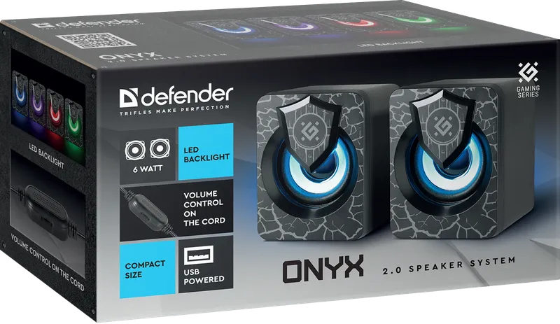 Defender - 2.0-Lautsprechersystem Onyx