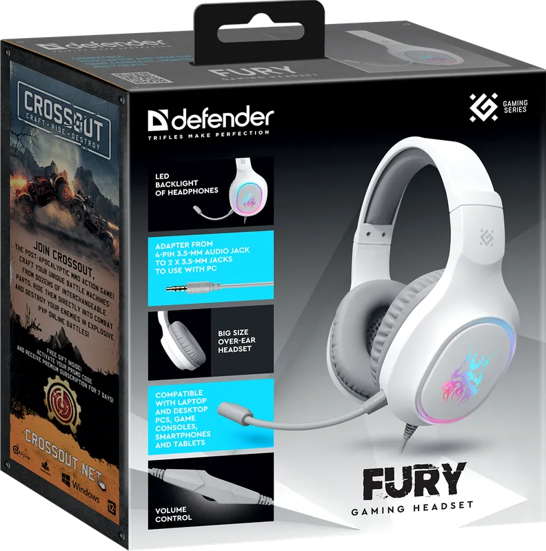 Defender - Gaming-Headset Fury