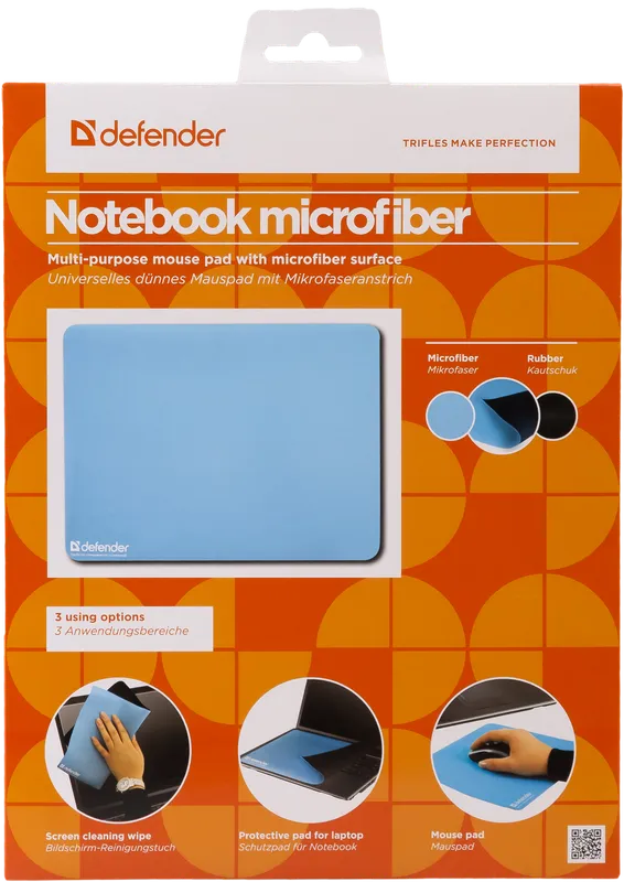 Defender - Mauspad Notebook microfiber