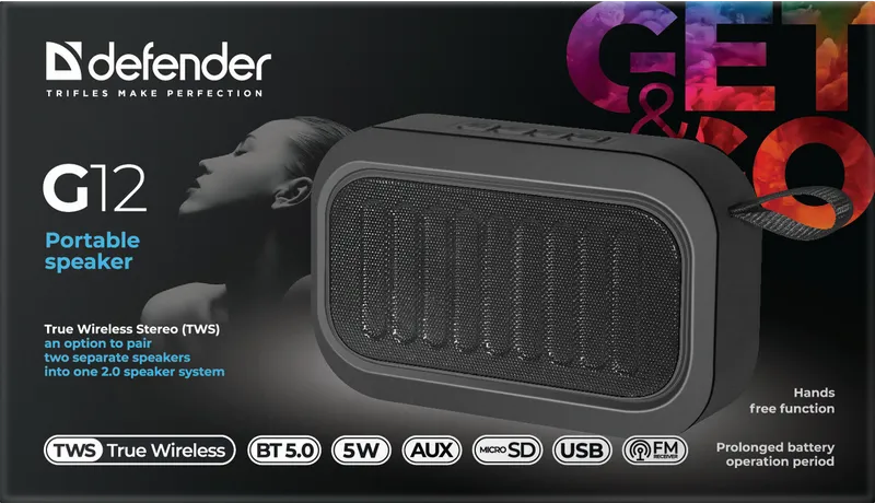 Defender - Tragbarer Lautsprecher G12