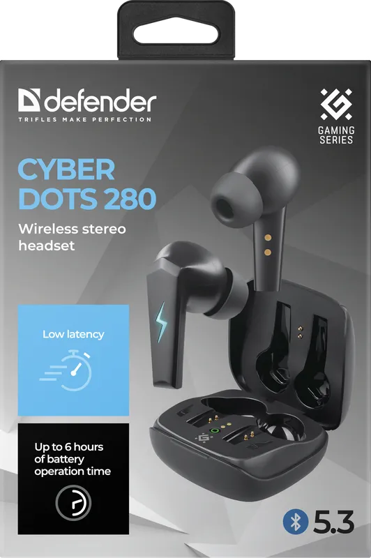 Defender - Kabelloses Stereo-Headset CyberDots 280