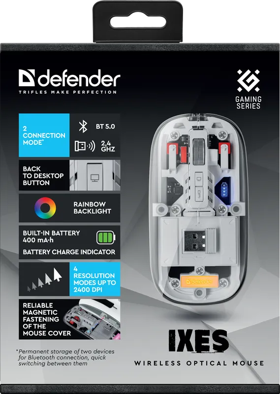 Defender - Drahtlose optische Maus Ixes MM-999