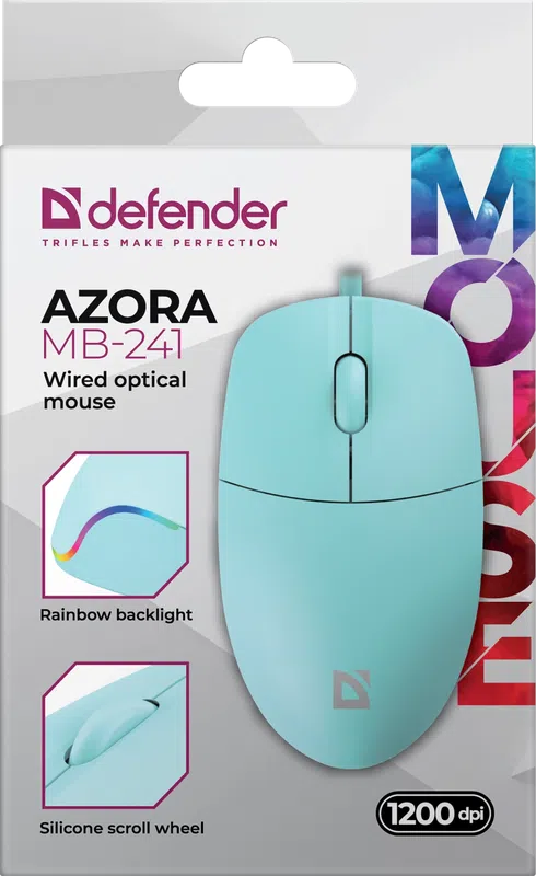 Defender - Kabelgebundene optische Maus Azora MB-241