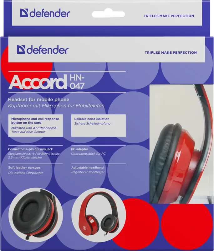 Defender - Headset für mobile Geräte Accord HN-047