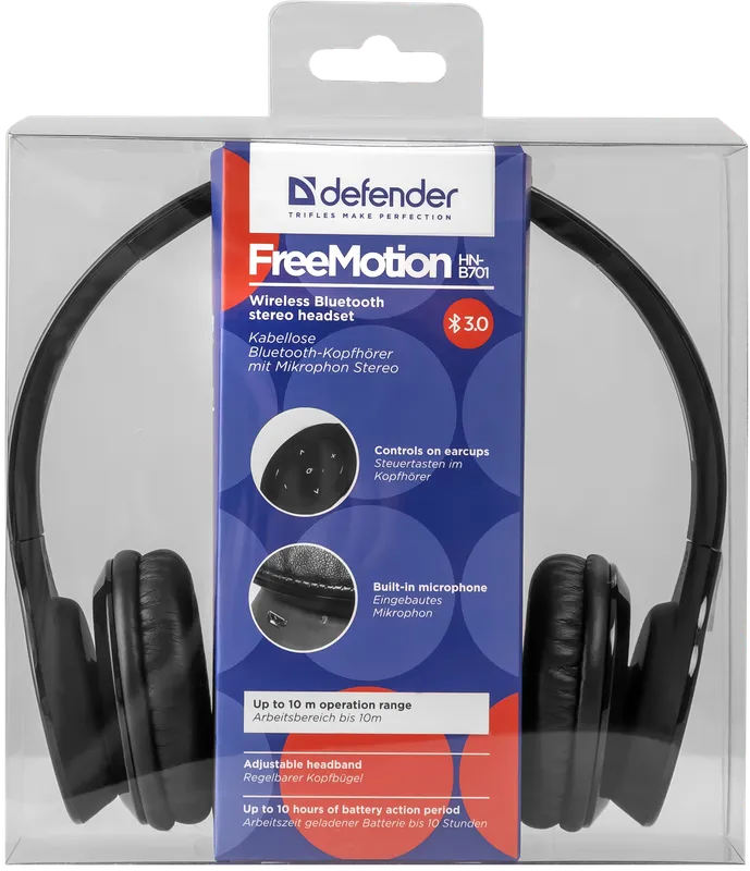 Defender - Kabelloses Stereo-Headset FreeMotion HN-B701