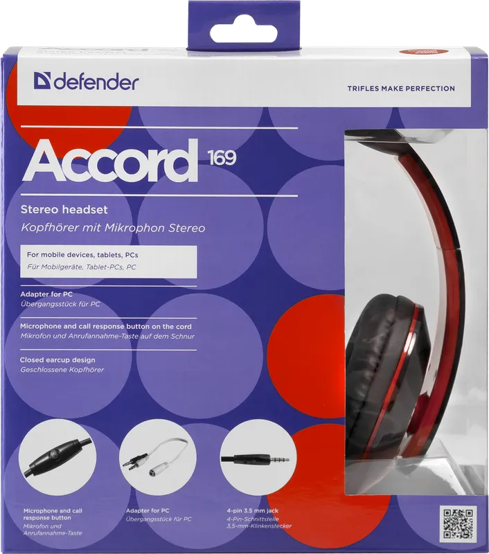 Defender - Headset für mobile Geräte Accord-169