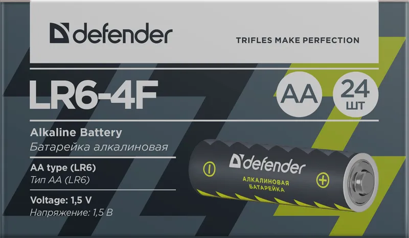 Defender - Alkaline Batterie LR6-4F