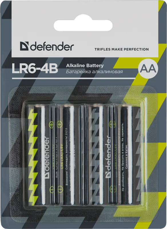 Defender - Alkaline Batterie LR6-4B
