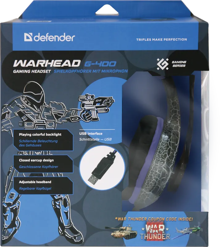 Defender - Gaming-Headset Warhead G-400