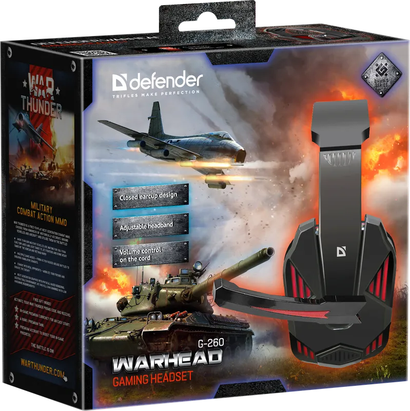 Defender - Gaming-Headset Warhead G-260