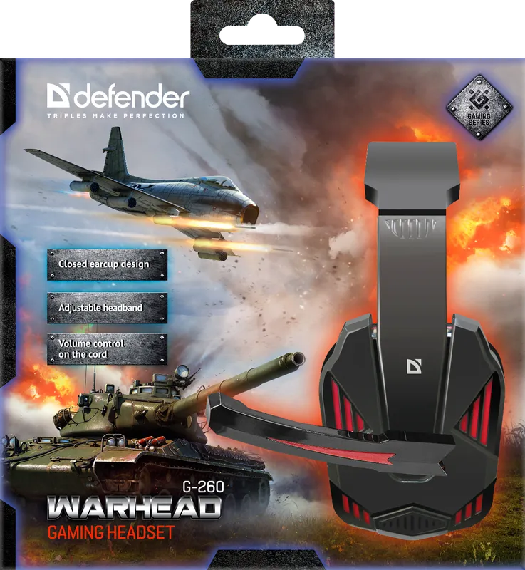Defender - Gaming-Headset Warhead G-260