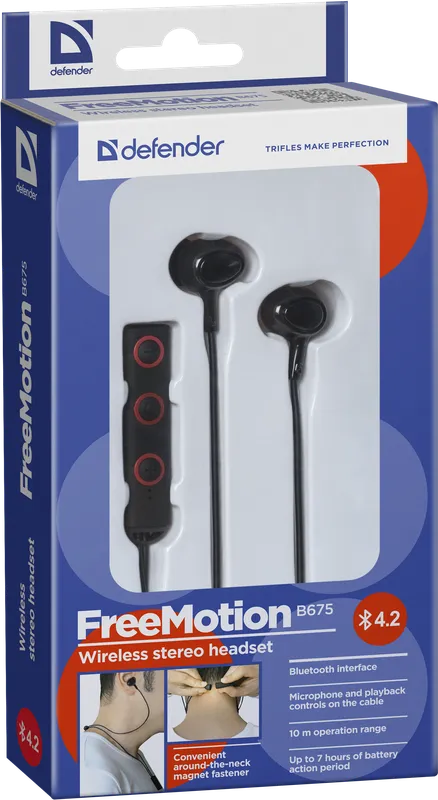 Defender - Kabelloses Stereo-Headset FreeMotion B675