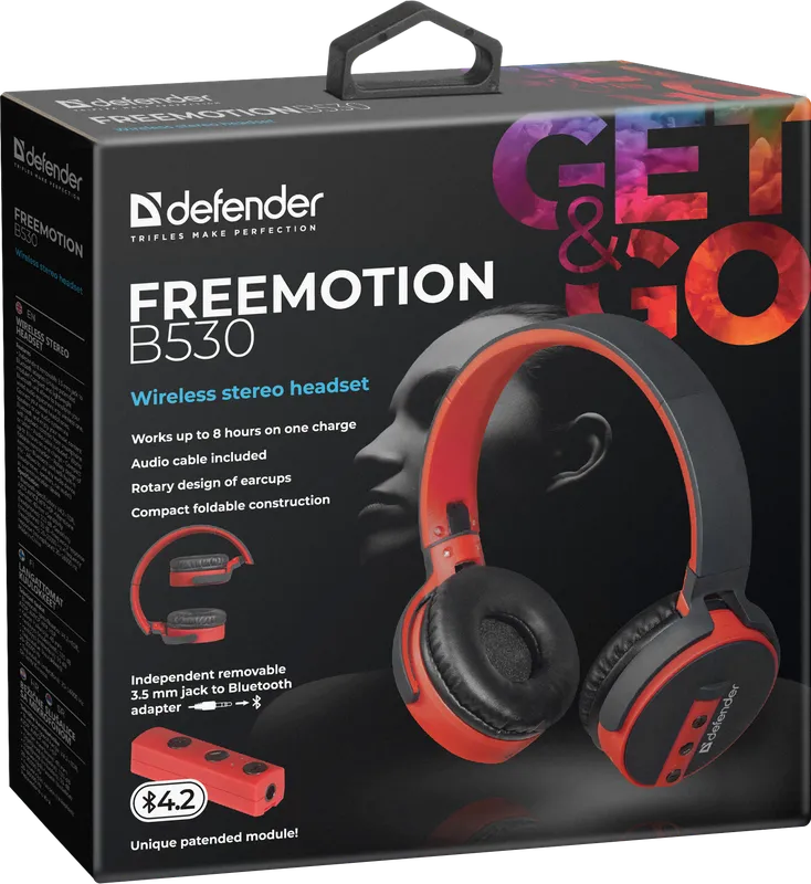 Defender - Kabelloses Stereo-Headset FreeMotion B530