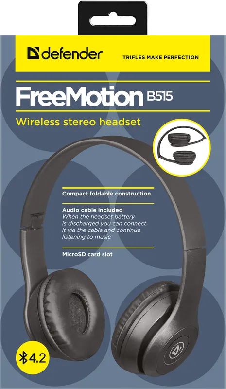 Defender - Kabelloses Stereo-Headset FreeMotion B515