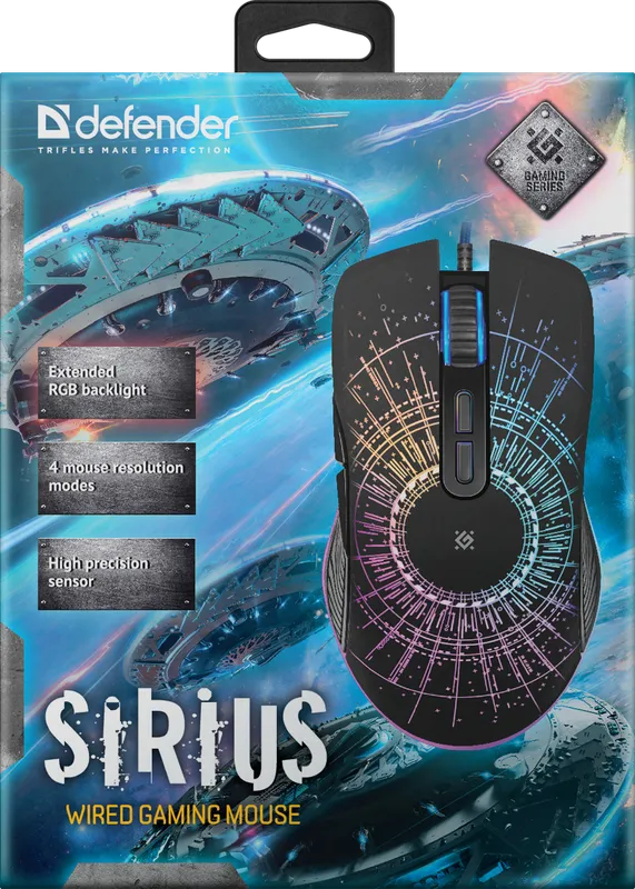 Defender - Kabelgebundene Gaming-Maus Sirius GM-660L