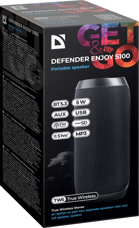 Defender - Tragbarer Lautsprecher Enjoy S100