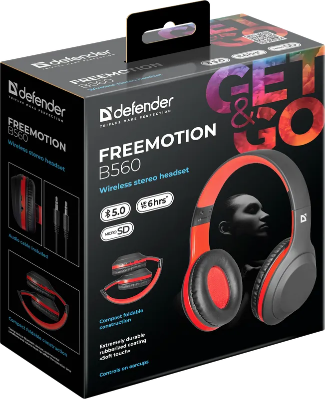 Defender - Kabelloses Stereo-Headset FreeMotion B560