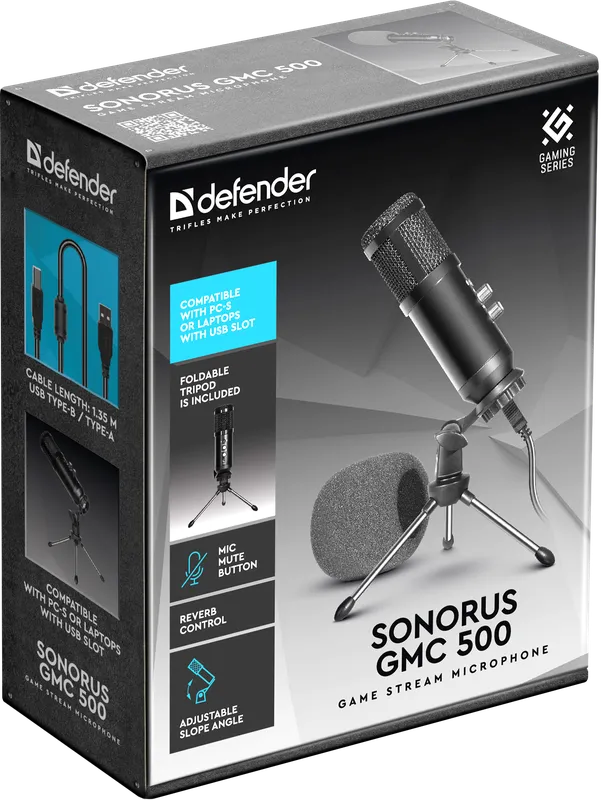 Defender - Gaming-Stream-Mikrofon Sonorus GMC 500