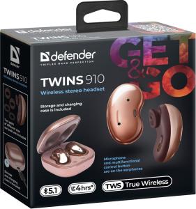 Defender - Kabelloses Stereo-Headset Twins 910