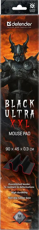Defender - Gaming-Mauspad Black Ultra XXL