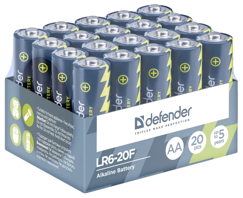 Defender - Alkaline Batterie LR6-20F