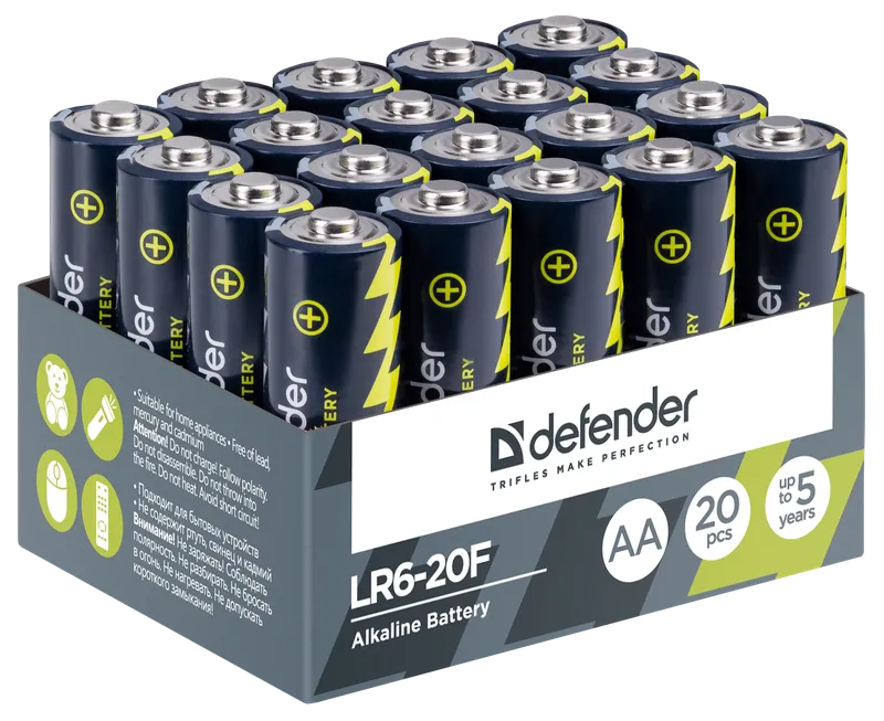 Defender - Alkaline Batterie LR6-20F
